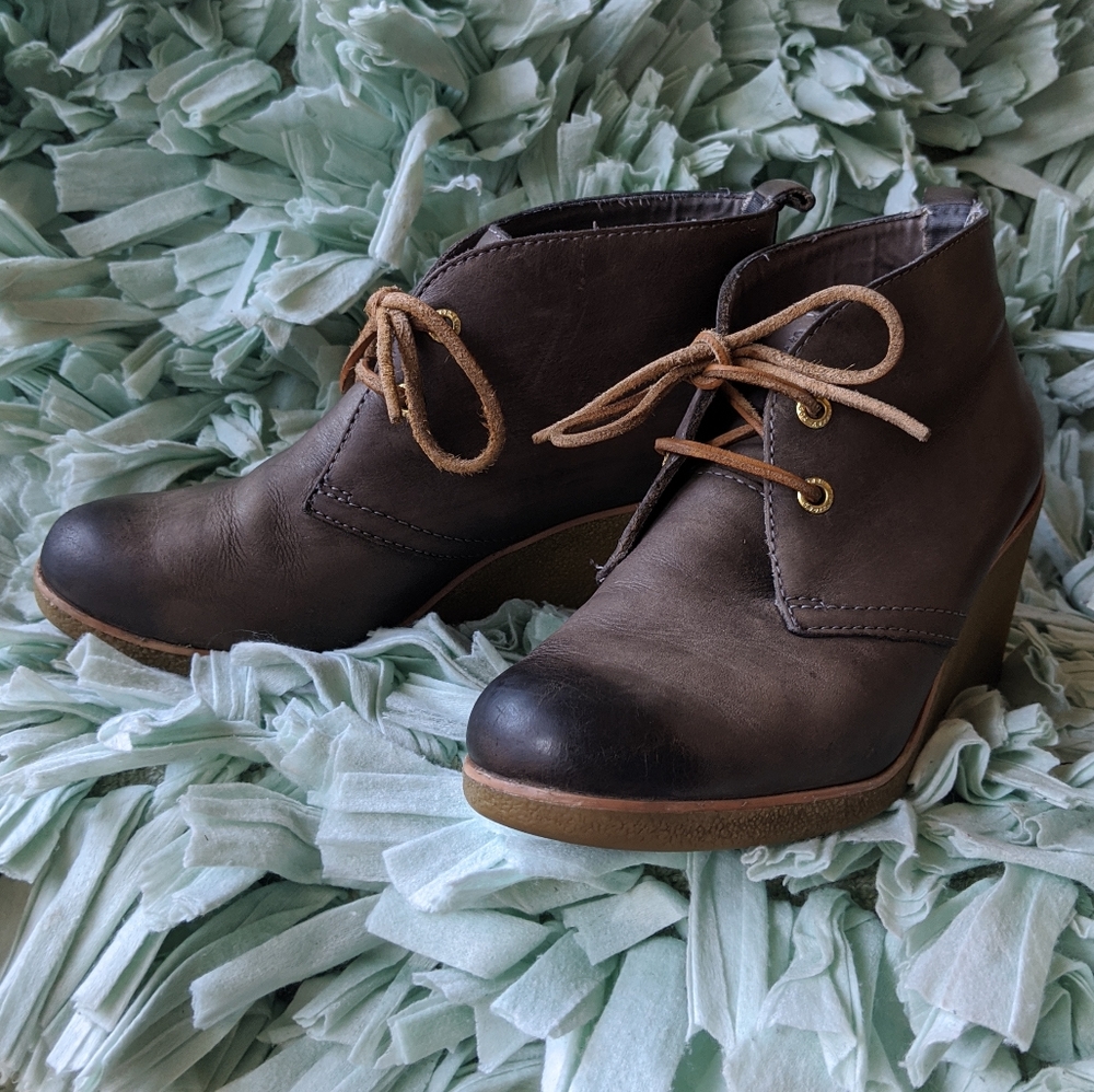 SPERRY {discontinued} Harlow Wedges in Graphite